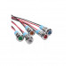 Red 10-24V 6mm LED Metal Indicator Light with 15CM Cable