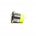 RED 19 mm 12V-24 V LATCHING Metal Switch