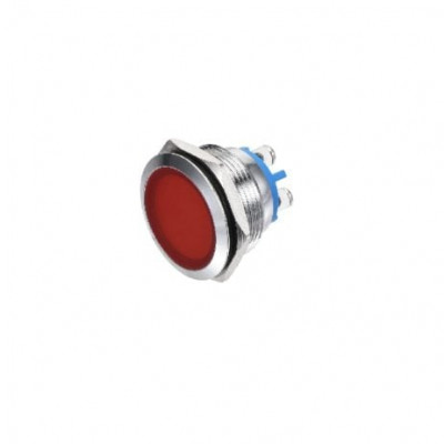 Red 3-9V 22mm LED Metal Indicator Light