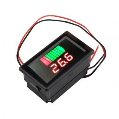 Red 84V Dual Display Automatic Identification Waterproof Voltage Meter