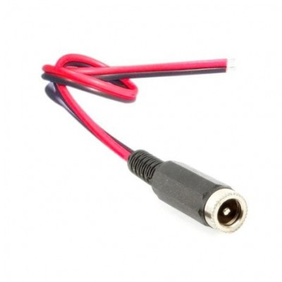 SafeConnect DC Jack Female Connector 2.1mm x 5.5mm Pigtail