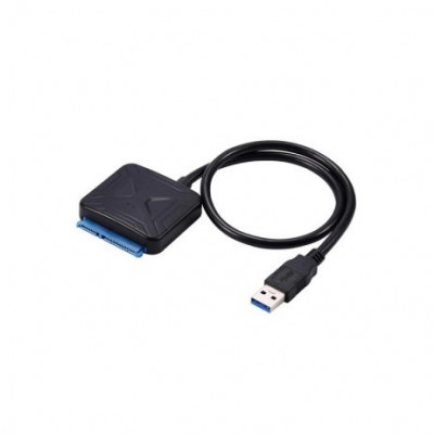 SATA3.0 to USB 3.0 Hard Disk Data Cable Supports 2.5/3.5 Inch 22 PIN SSD External Hard Drive - 45cm