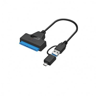 SATA3.0 to USB3.0 / Type C 2in1 External Hard Disk Data Cable - 20CM