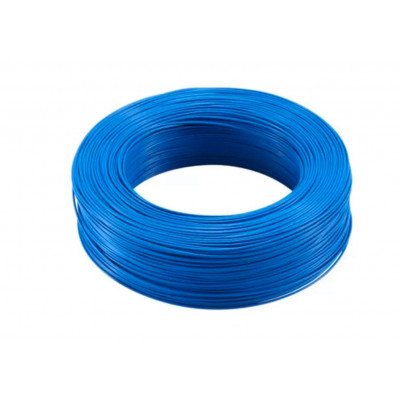 Single Strand Wire Roll for PCB - 23AWG (Gauge) - Blue - 92 meter