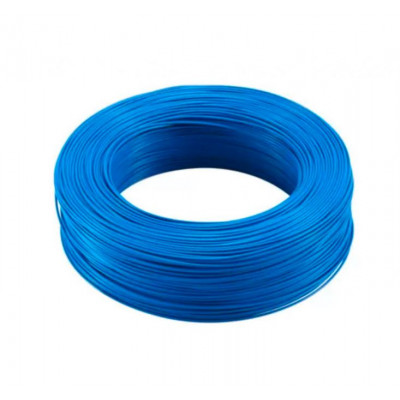 Single Strand Wire Roll for PCB - 25AWG (Gauge) - Blue - 92 metre