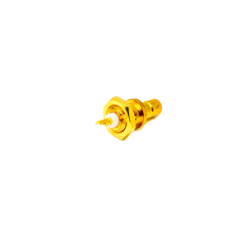 SMB 180 Degree Connector Female With Thread Solder Type for Cable buy ...