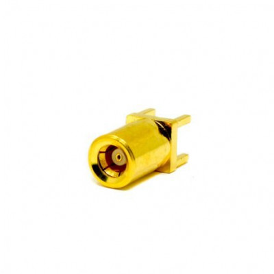 SMB Connector Coaxial Plug Straight Through Hole PCB Mount