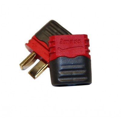 T Style Male-Female Connector Pair with Insulating Caps