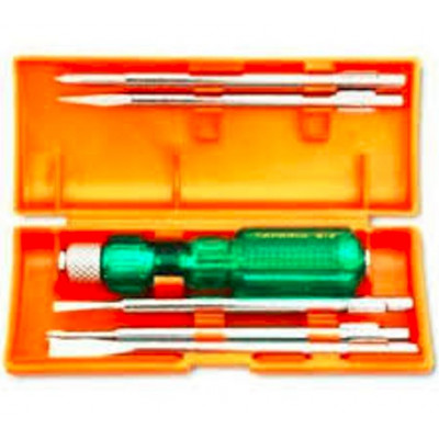 Taparia 812 Combination Screw Driver Set with Neon Bulb