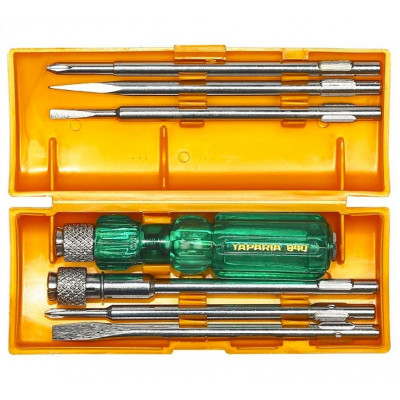 Taparia 840 6 Pieces Screw Driver Set with Neon Bulb