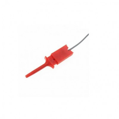 Test Hooks Clip for Logic Analyzers Red