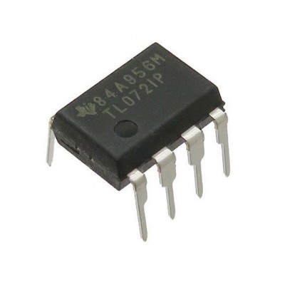 TL072 Low Noise Dual JFET Op-Amp IC DIP-8 Package