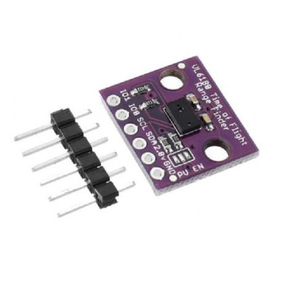 Unsoldered Purple MCU-6180 VL6180 Proximity Sensor Ambient Light Sensor Gesture Recognition Development Board