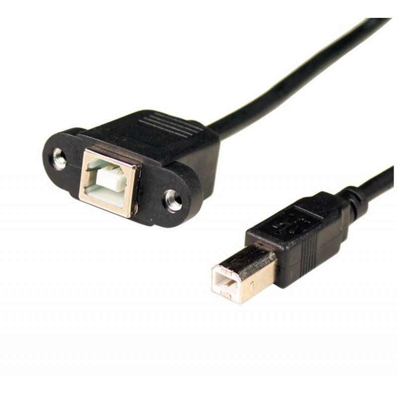 USB B to B Male - Female Extension Cable buy online at Low Price in ...