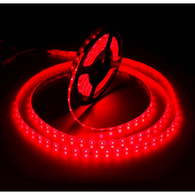 Waterproof IP-65 3528 Red SMD LED Strip - 5 Meter