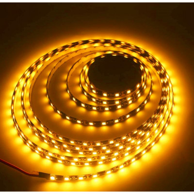 Waterproof IP-65 3528 Yellow SMD LED Strip - 5 Meter