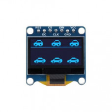 Waveshare 0.96inch OLED Display Module, 128x64 Resolution, SPI / I2C Communication Version E (blue)