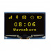 Waveshare 2.42inch OLED Display Module(C), 12864 Resolution, SPI / I2C Communication Yellow Display