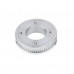 Waveshare 2GT 60 Teeth Aluminum Timing Pulley, 19mm Center Bore Diameter, with 4 Flat Holes