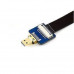 Waveshare DIY HDMI Cable: Straight Micro HDMI Plug Adapter