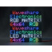 Waveshare Flexible RGB full-color LED matrix panel, adjustable brightness and bendable PCB