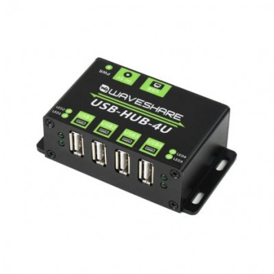 Waveshare Industrial Grade USB HUB, Extending 4x USB 2.0 Ports