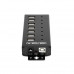 Waveshare Industrial Grade USB HUB, Extending 7x USB 2.0 Ports