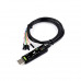 Waveshare Industrial USB TO TTL (C) 6pin Serial Cable, Original FT232RNL Chip, Multi Protection Circuits, Multi Systems Support, With Hardware Flow Control