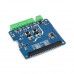 Waveshare Isolated RS485 CAN HAT (B) For Raspberry Pi, 2-Ch RS485 and 1-Ch CAN, Multi Protections