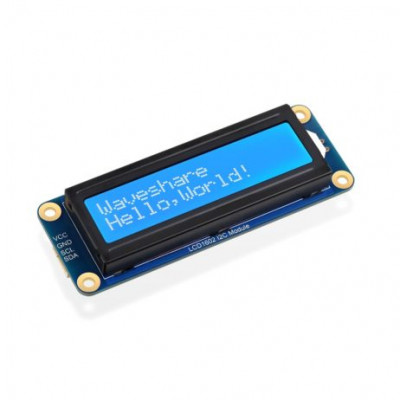 Waveshare LCD1602 I2C Display Module White color with blue background LCD