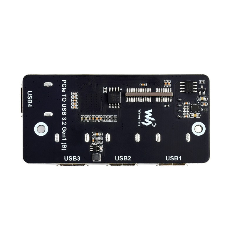 Waveshare PCIe TO USB 3.2 Gen1 Adapter, For Raspberry Pi Compute Module ...