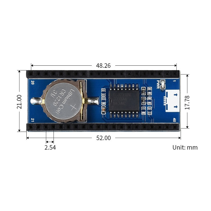 Waveshare Pico Rtc Ds3231 Ic Test Board Buy Online At Low Price In India 7328