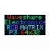 Waveshare RGB Full-Color LED Matrix Panel, 4mm Pitch, 6432 Pixels, Adjustable Brightness