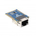 Waveshare TTL UART to Ethernet Mini Module, Castellated Holes With Immersion Gold Design, Highly Integrated Packaging