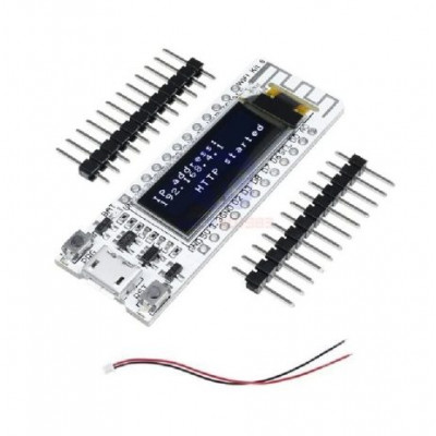 WeMos 0.91 White Display OLED Nodemcu ESP8266 WIFI Module