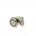 YELLOW 16 mm 12V-24 V Momentory Metal Switch