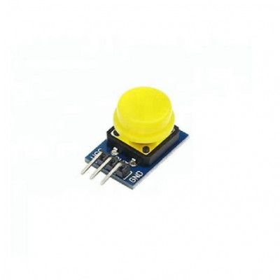 Yellow Electronic Building Blocks Big Key Button Module High Level Output